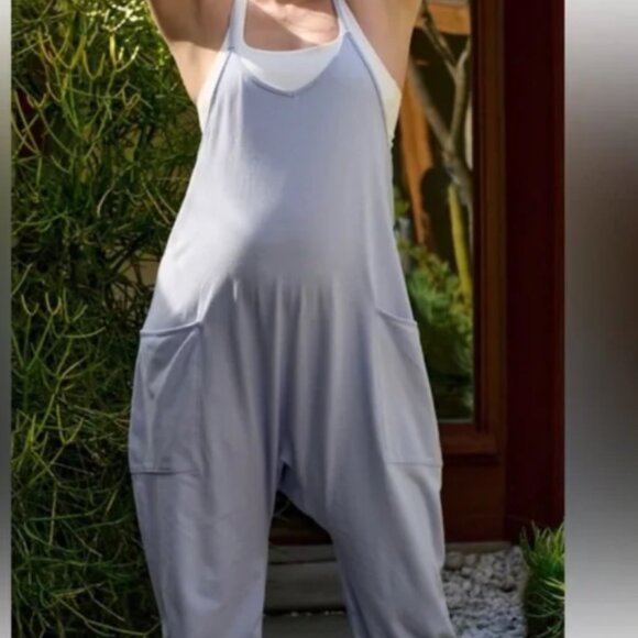 NWT Free People x Hatch Hot Shot Onesie Orchid Purple (Adjustable Strap) - S - Picture 2 of 3